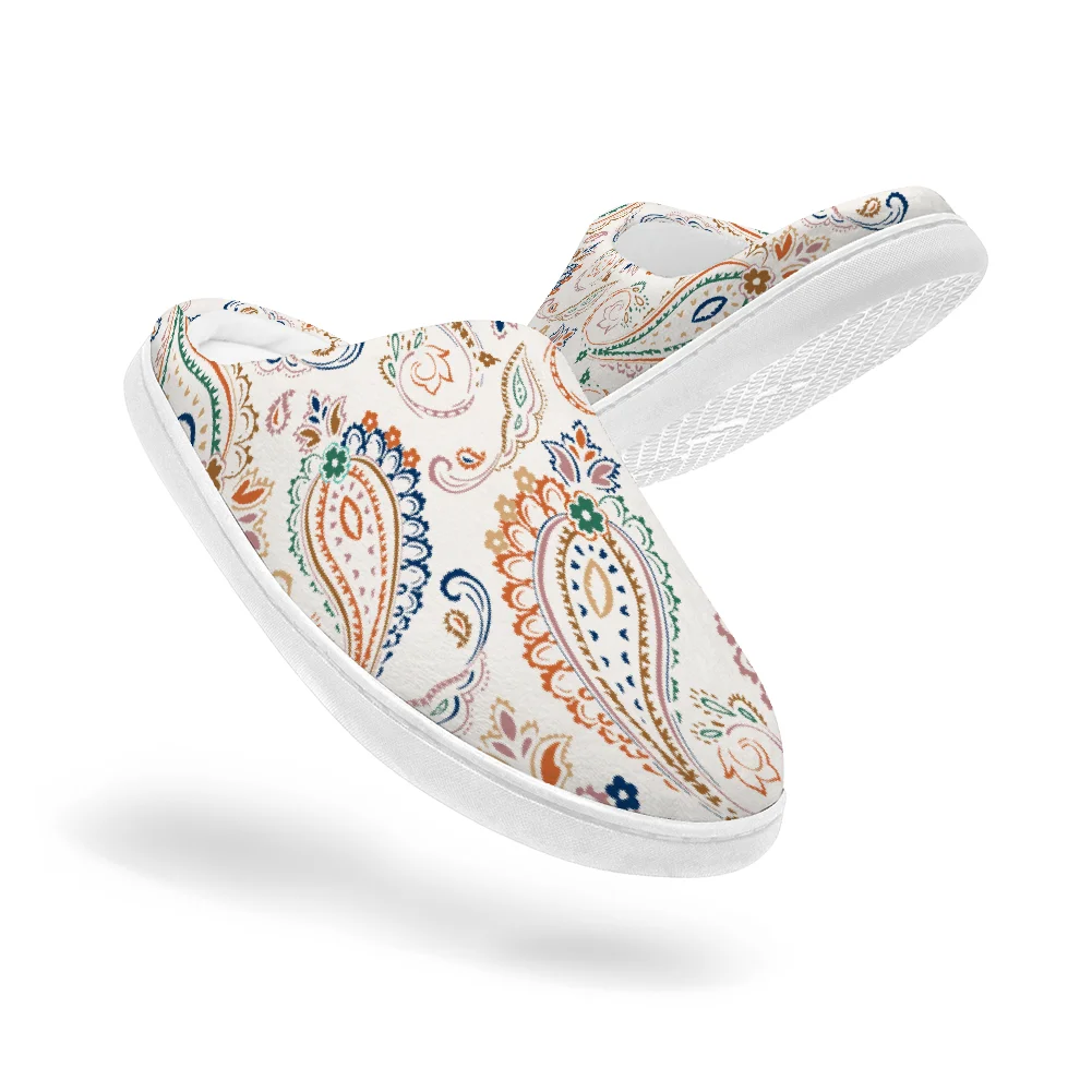 Men Shoes High - Pantoufles en coton « Keep Smiling