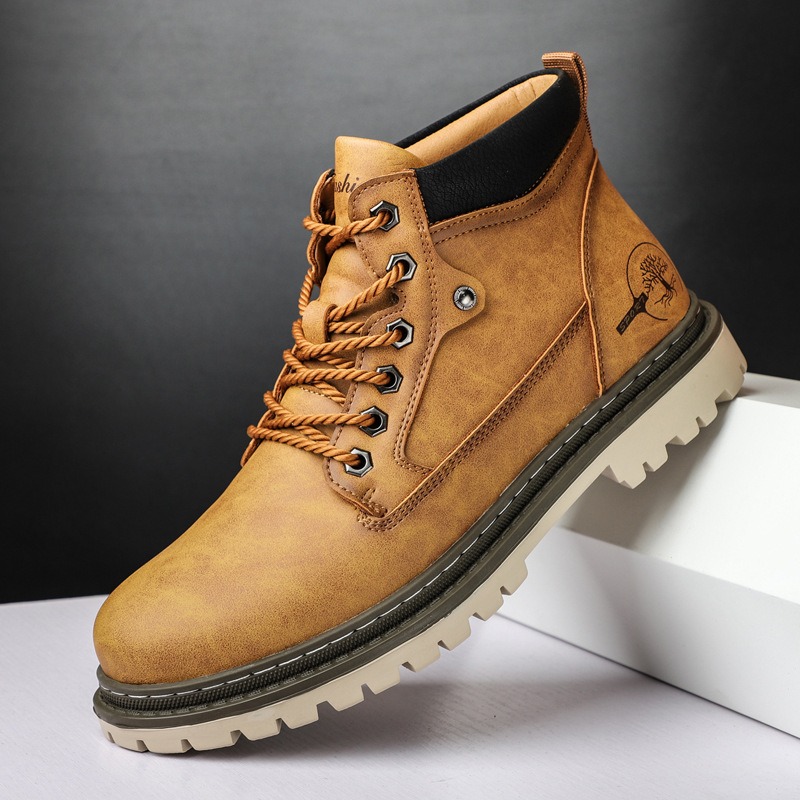 Men'S Shoes Low Top - Bottes pour hommes chaussures montantes décontractées