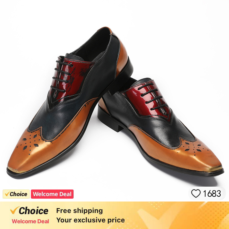 Oxford Brogue Leather - OXFORD-Chaussures de Luxe en Cuir group