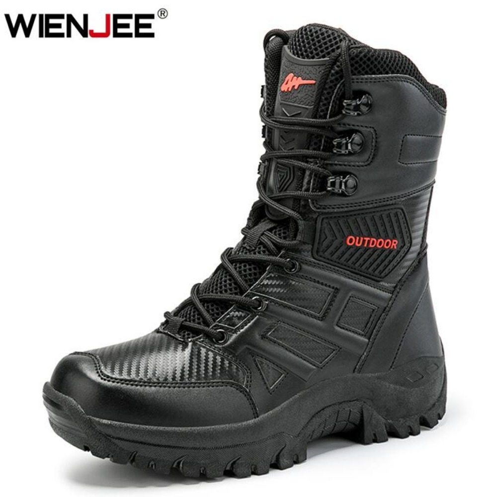 Men'S Shoes Quality Brands - Bottes montantes en cuir pour hommes,