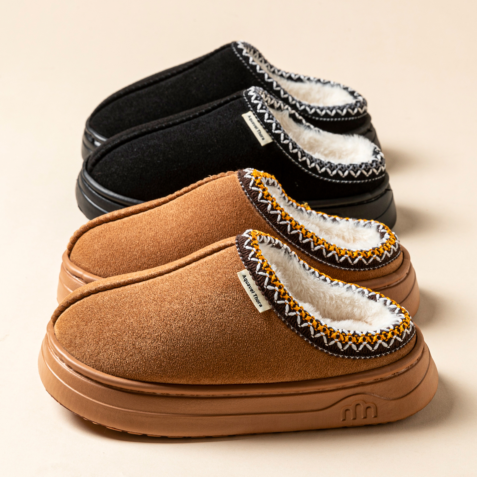 Men Shoes Style - Hiver anti-dérapant femmes doux pantoufle bottes