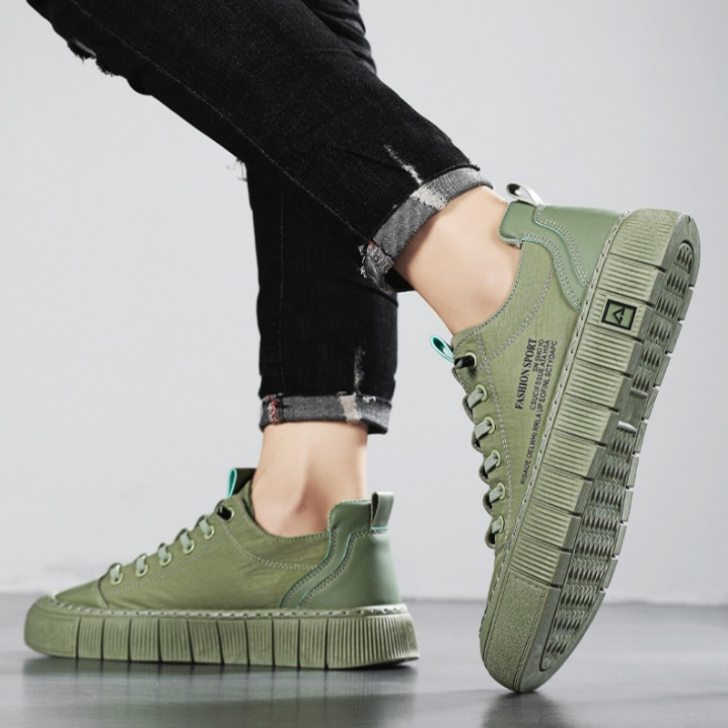 Men'S Shoes Low Top - Baskets basses en toile à semelle