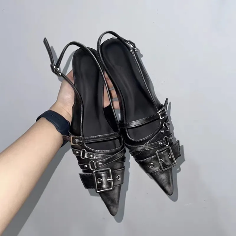 Dress Shoe Pointed - Mules à talons hauts à bout
