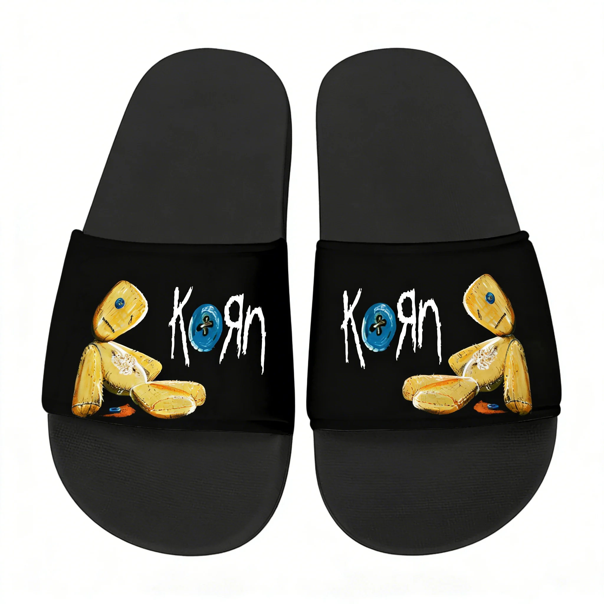 Men Shoes High - Pantoufles Korn Rock Band, chaussures d'eau