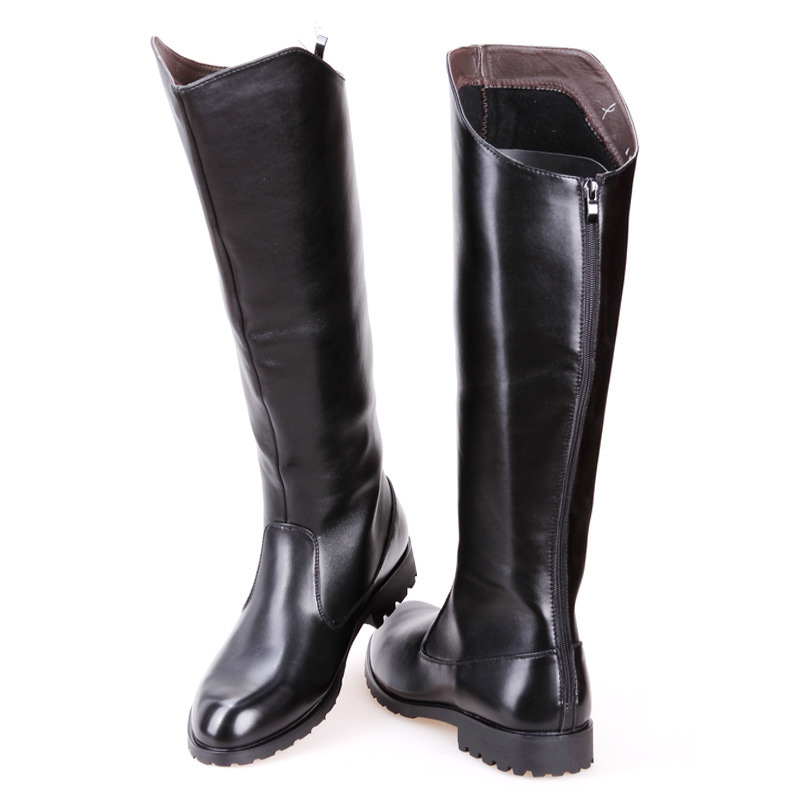 Men Shoes Size 46 - Bottes de chevalier pour hommes, souples