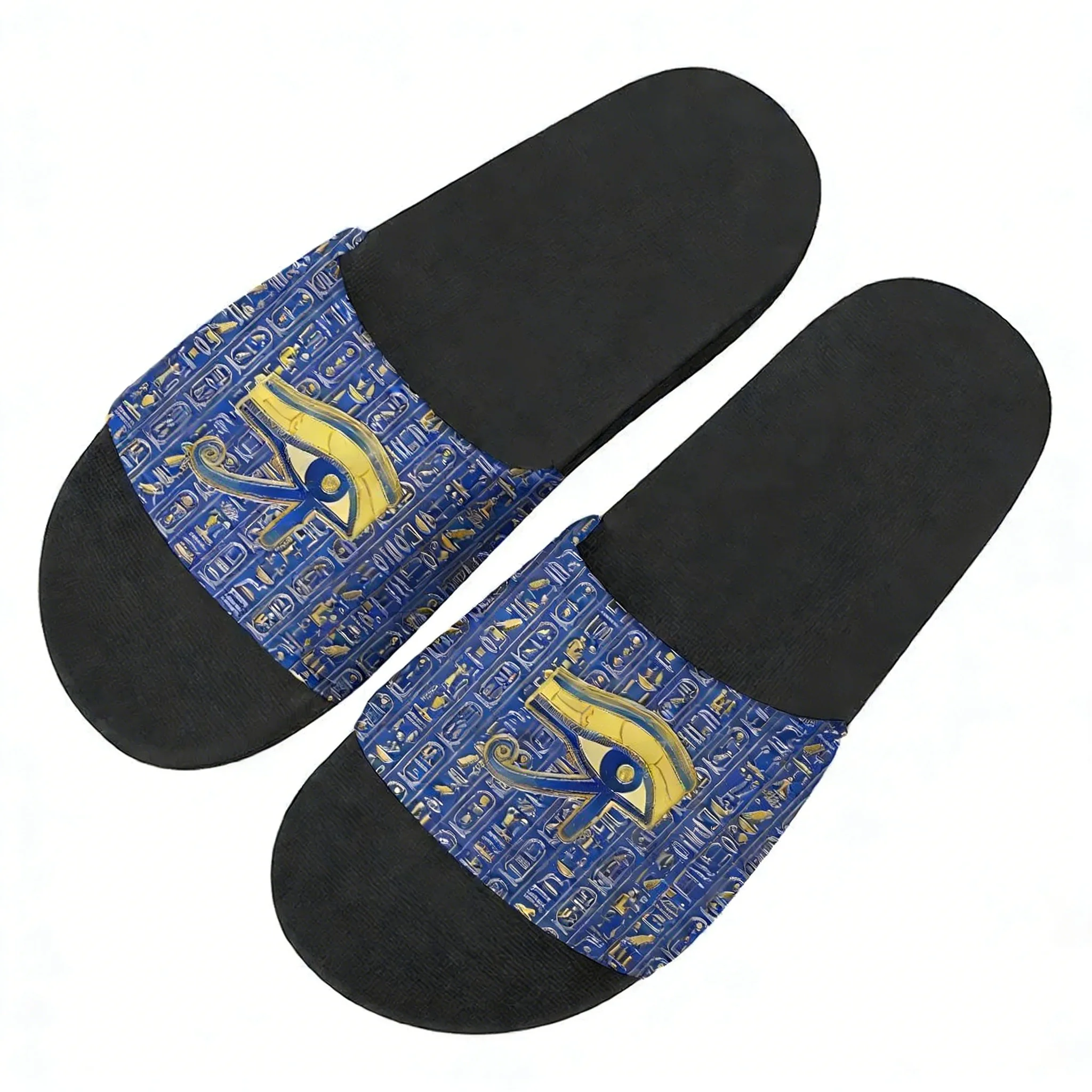 Men Shoes Egypt - Pantoufles Horus, l'Œil d'Egypte, pour Hommes,