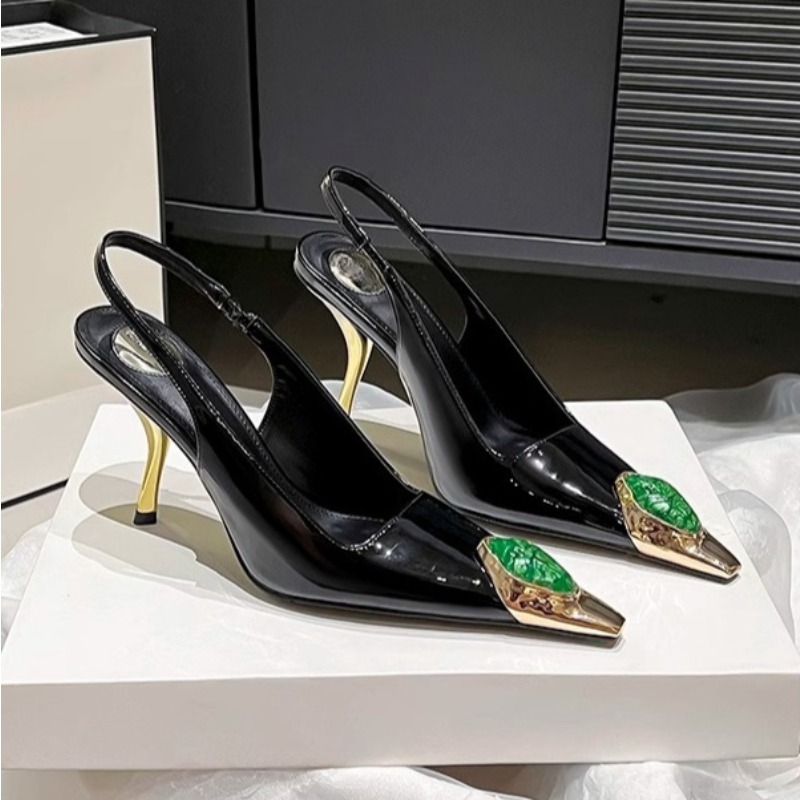 Dress Shoe Pointed - Designer Street Style Design incrusté de
