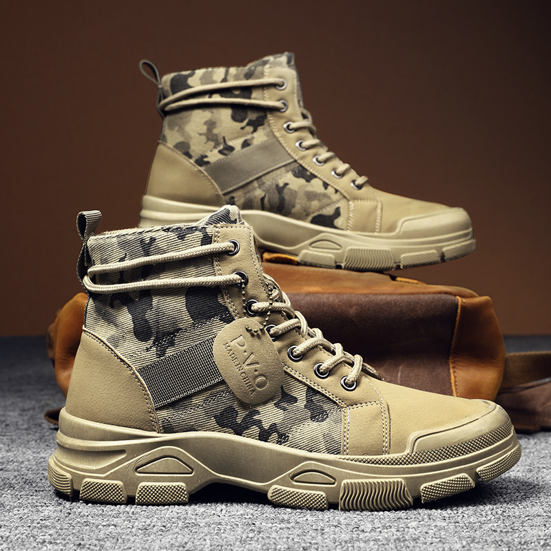 Men'S Shoes Low Top - Bottes hautes pour hommes, chaussures de