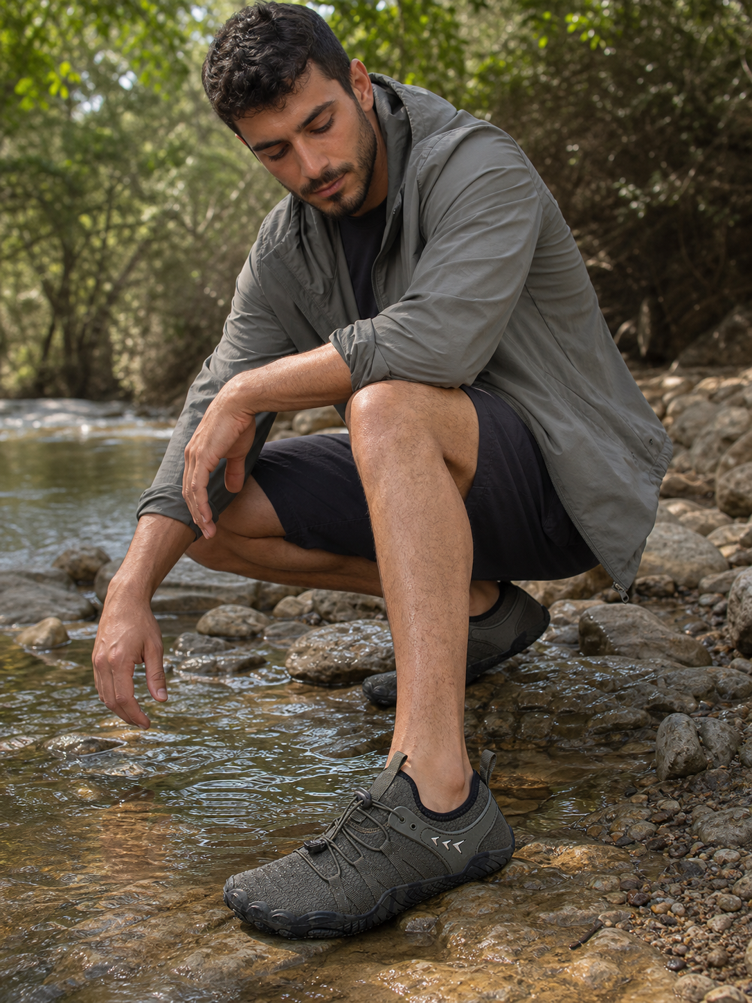 Men'S Shoes Vibram - Chaussures aquatiques respirantes antidérapantes pour hommes