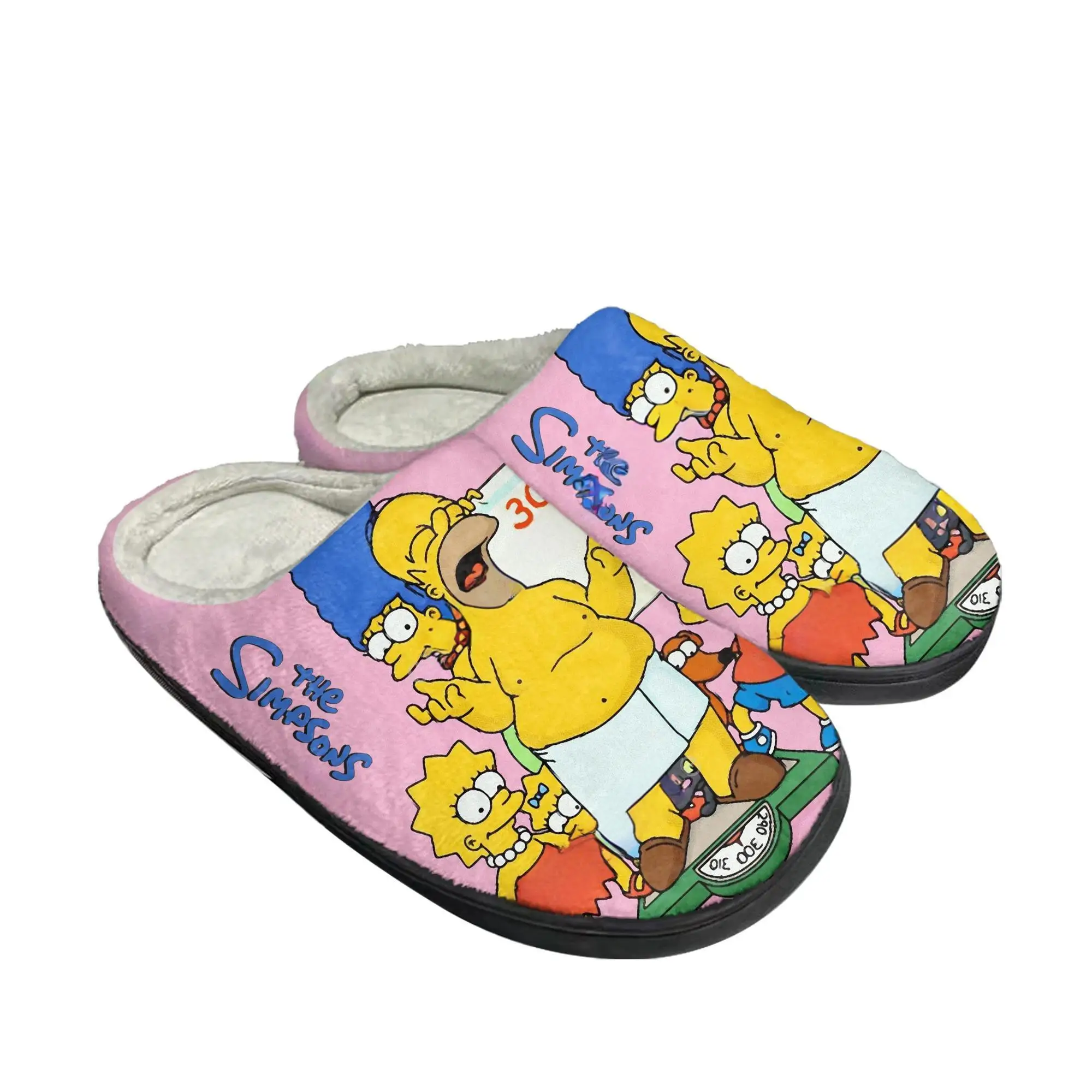 Men Shoes High - Chaussons en coton S-Simpsonss de haute