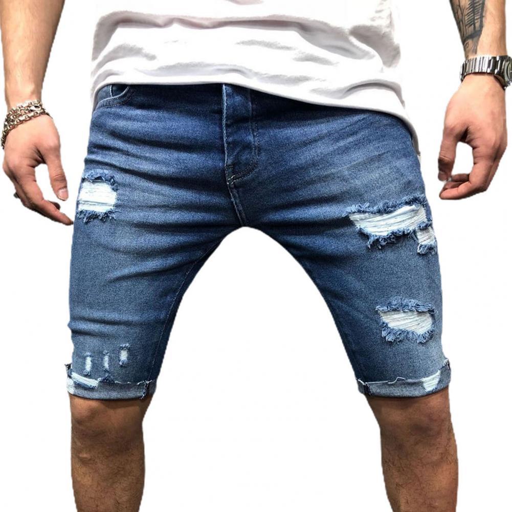 Men'S Shoes With Jeans - Short en jean déchiré pour homme,