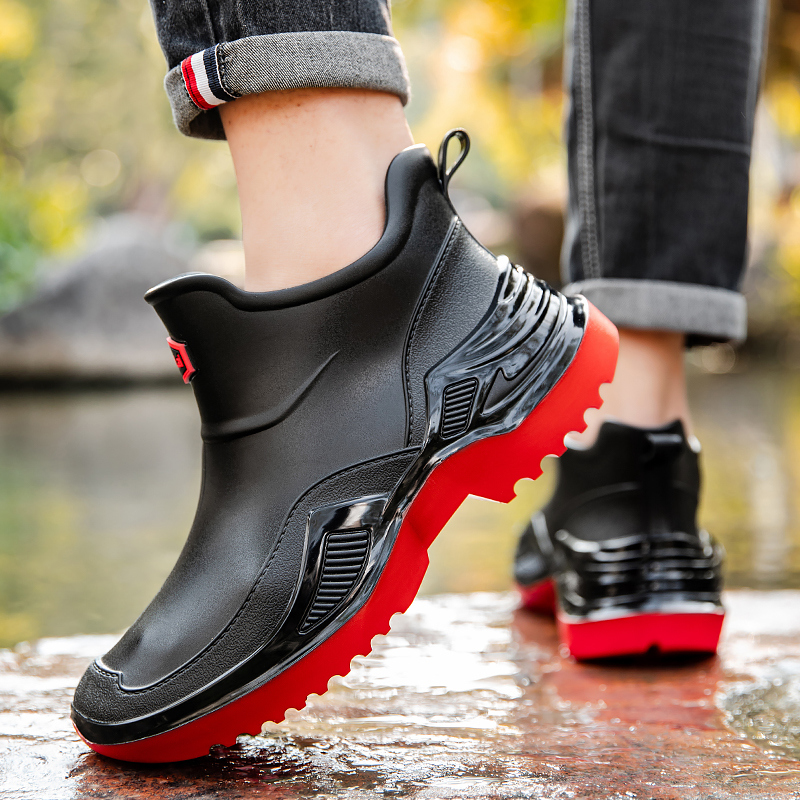 Men Shoes Size 46 - Chaussures de pluie unisexes antidérapantes pour