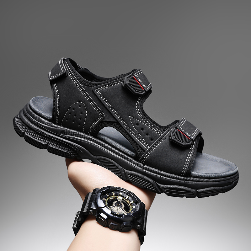 Men Shoes Velcro - Sandales d'extérieur pour hommes avec sangles