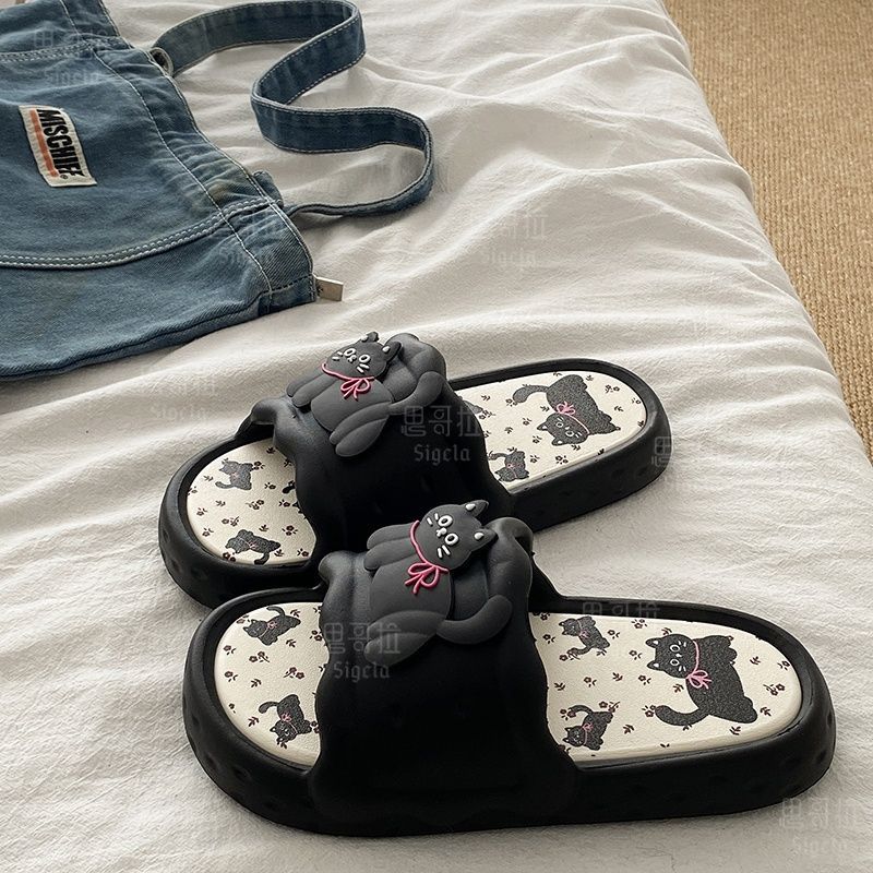 Men Shoes Style - Pantoufles d'été imprimées ours mignon pour