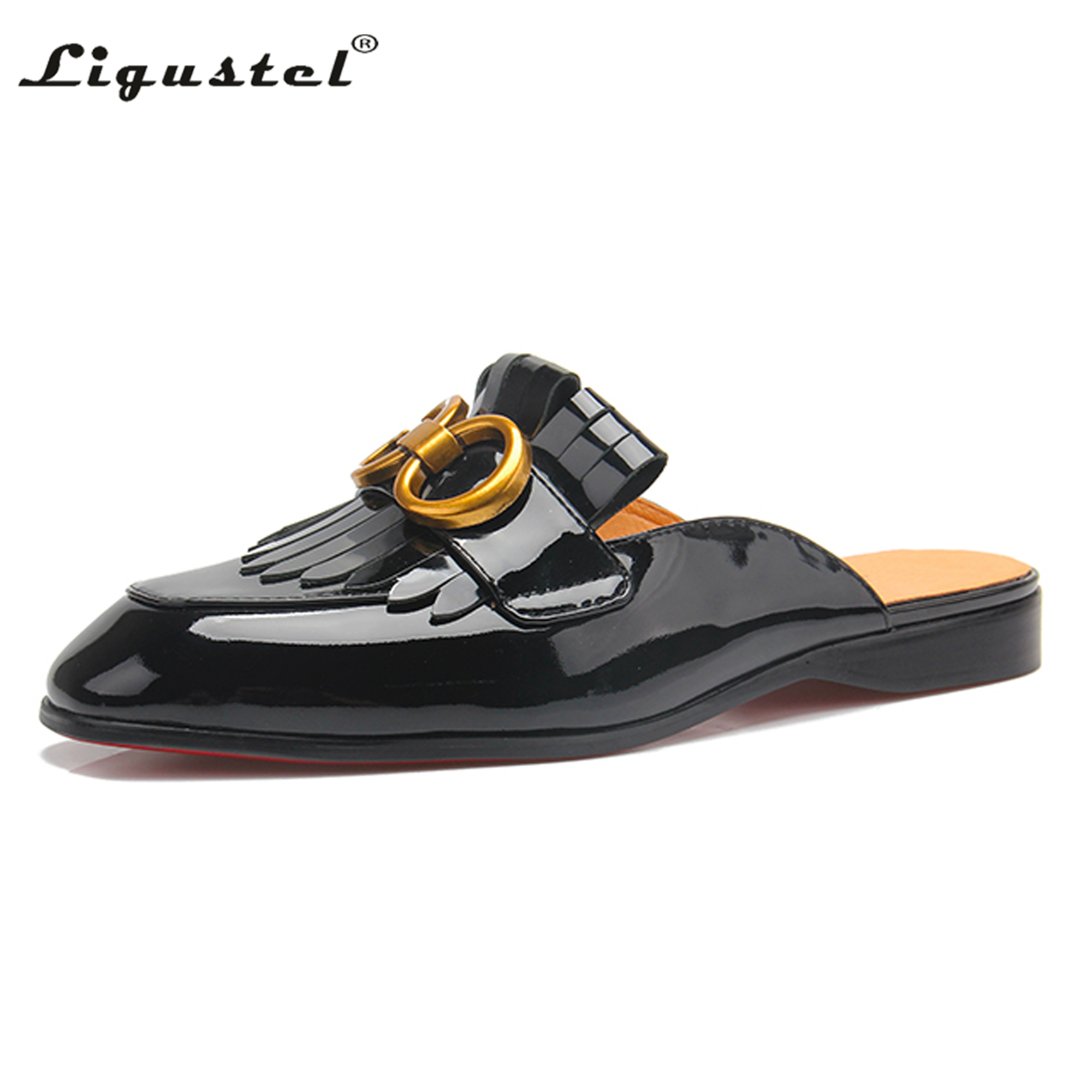 Men Shoes Red Bottom - Mocassins Homme Métallisés Texturés de Luxe,