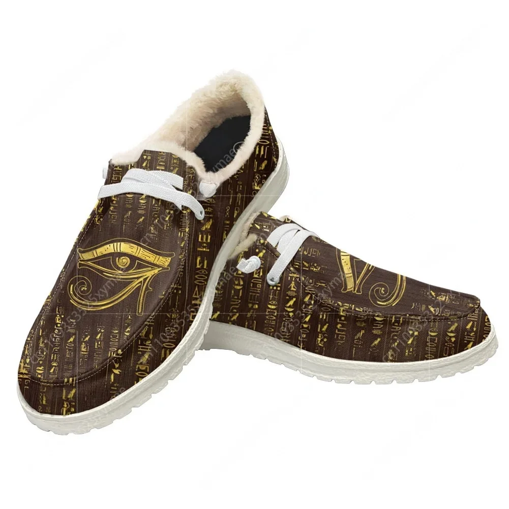 Men Shoes Egypt - Chaussures décontractées en peluche Horus, l'Œil