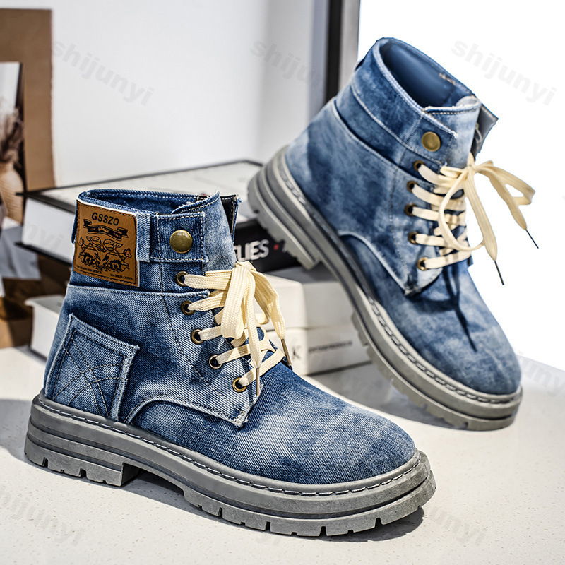 Men'S Shoes Low Top - Hommes rétro toile bottes 2025 chaussures