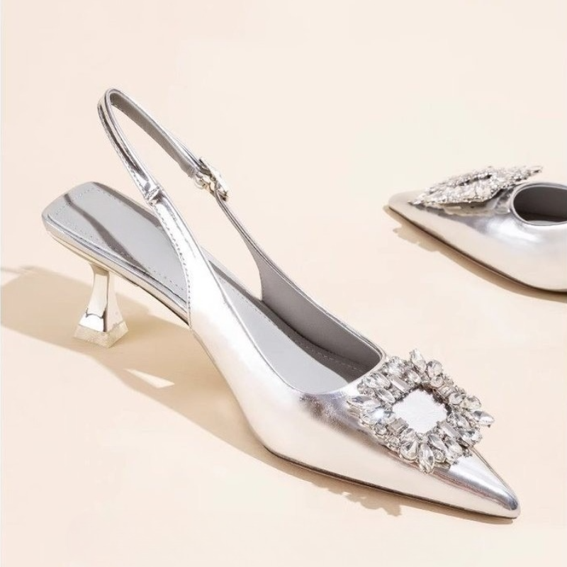 Dress Shoe Pointed - Sandales d'été à bout pointu pour