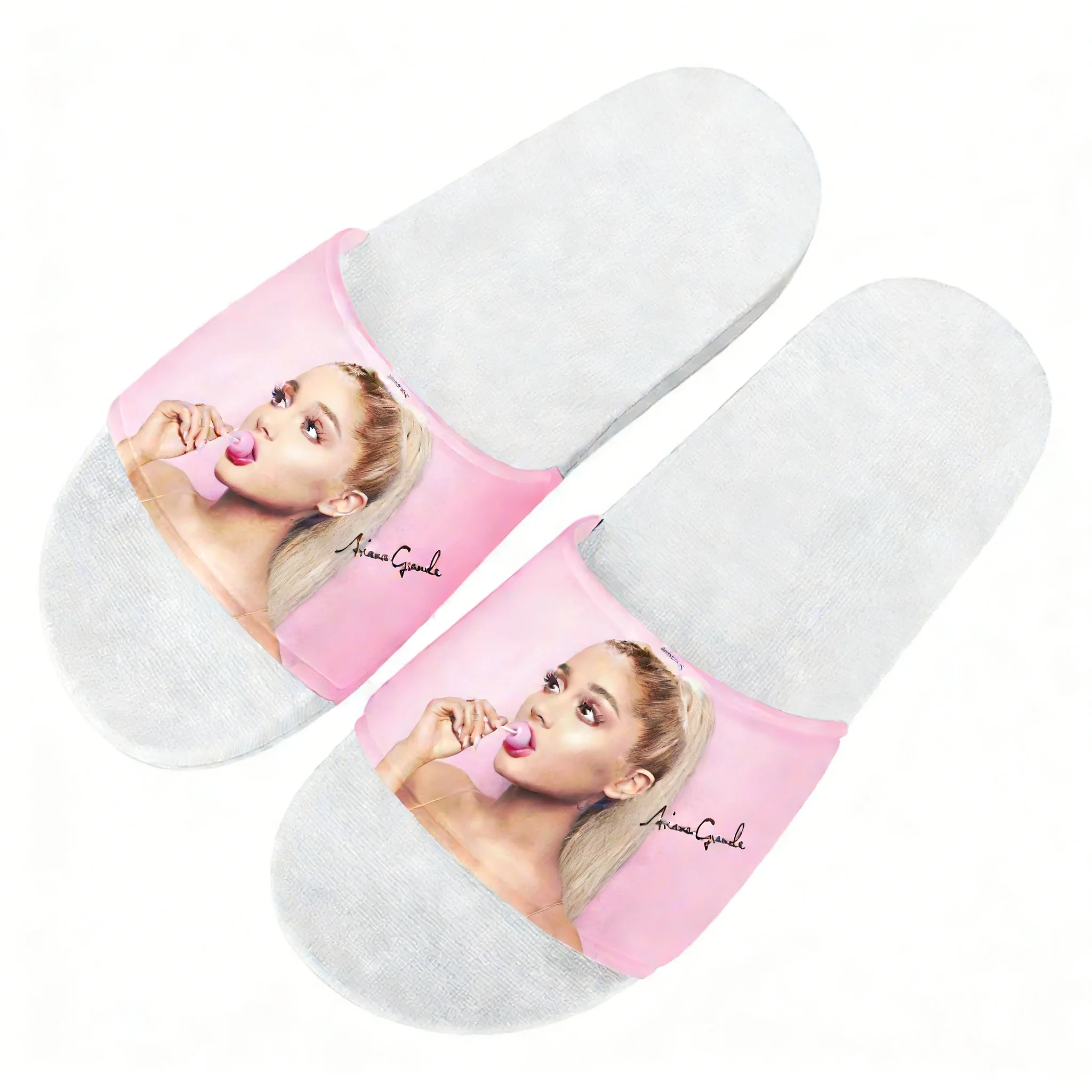 Men Shoes High - Ariana Grande – pantoufles d'été personnalisées