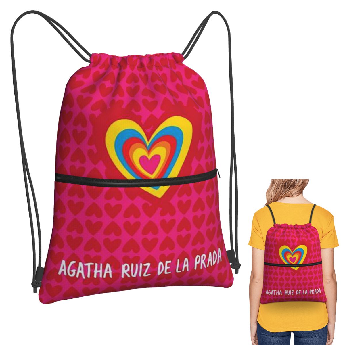 Men Shoes Prada - Sacs à dos à motif Agatha