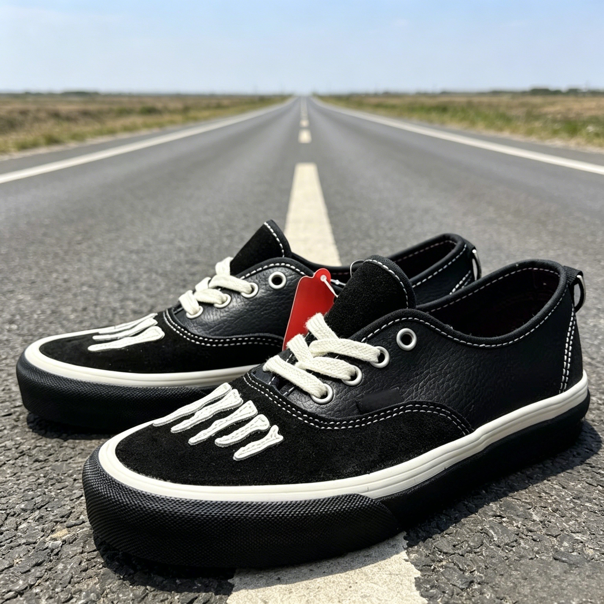 Men'S Shoes Low Top - Chaussures basses en toile délavées et
