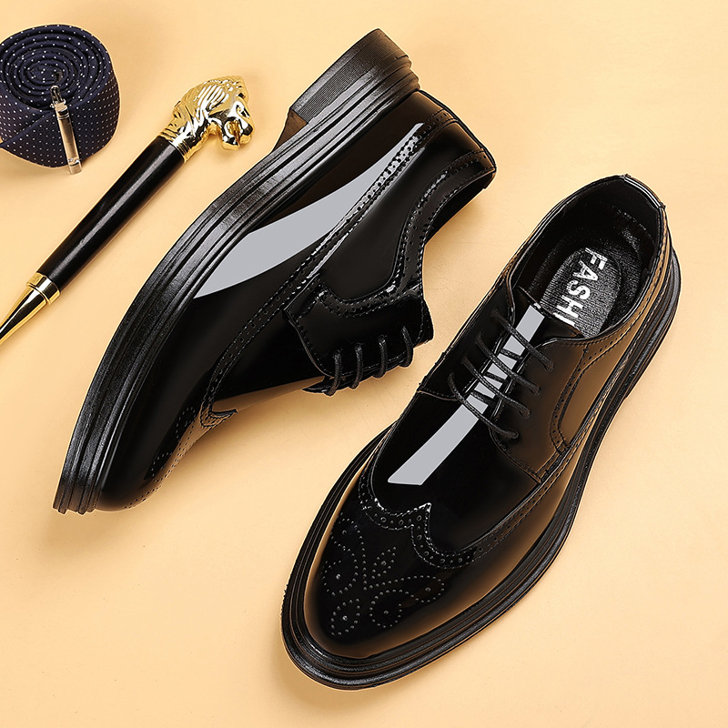 Chaussures habillées en cuir v - Oxford Brogue Leather avis et prix