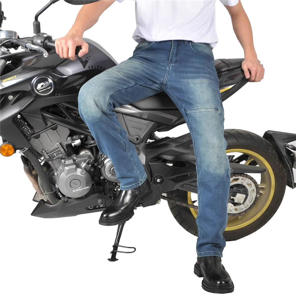Pantalon en jean pour moto, éq - Men'S Shoes With Jeans avis et prix