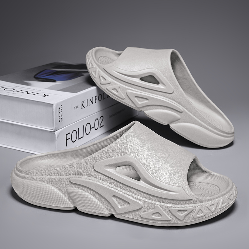 Nouvelles pantoufles grises un - Men Shoes Style avis et prix