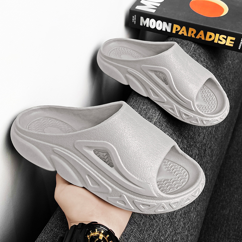 Nouvelles pantoufles grises un - Men Shoes Style avis et prix