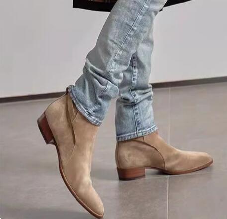Bottes plates à bout rond et b - Men Shoes Size 46 avis et prix