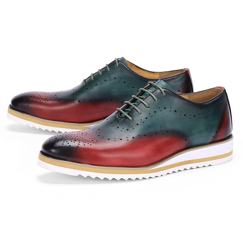 Chaussures provoqué de luxe en - Oxford Brogue Leather avis et prix