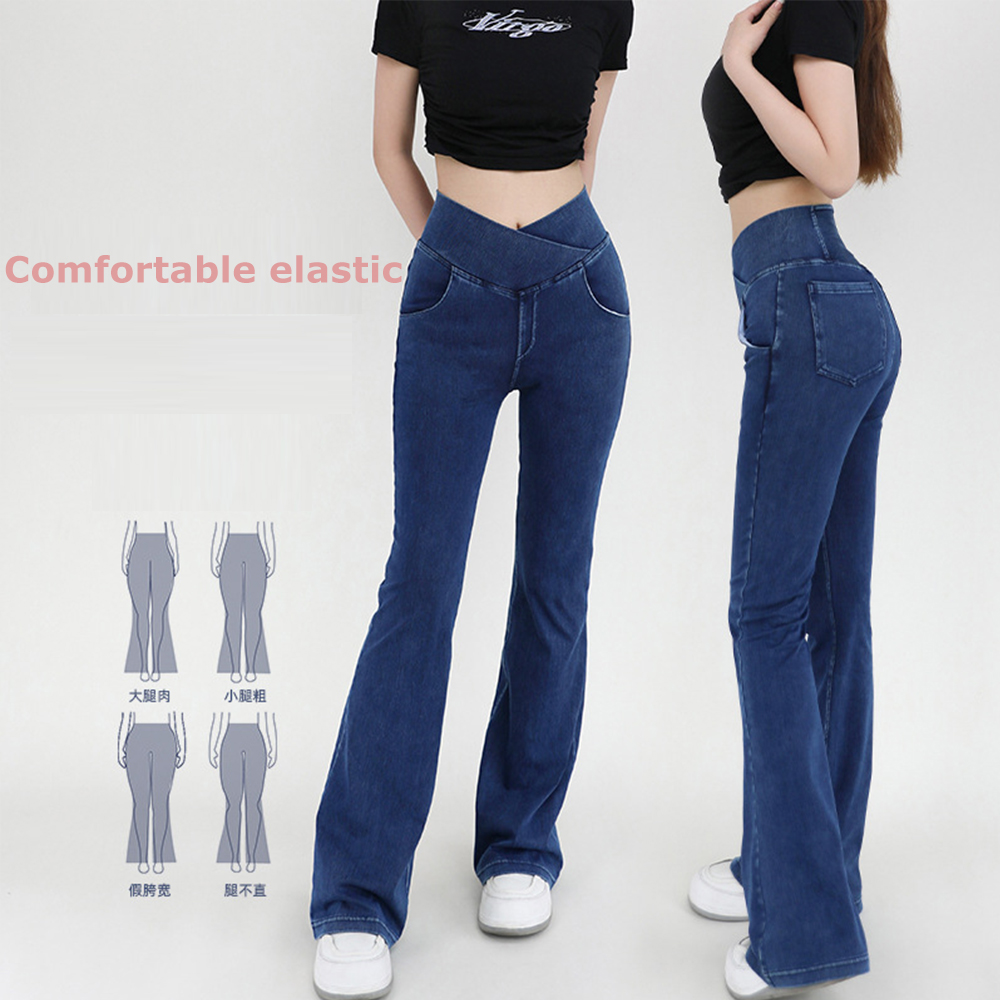 Jeans de yoga évasés pour femm - Men'S Shoes With Jeans avis et prix