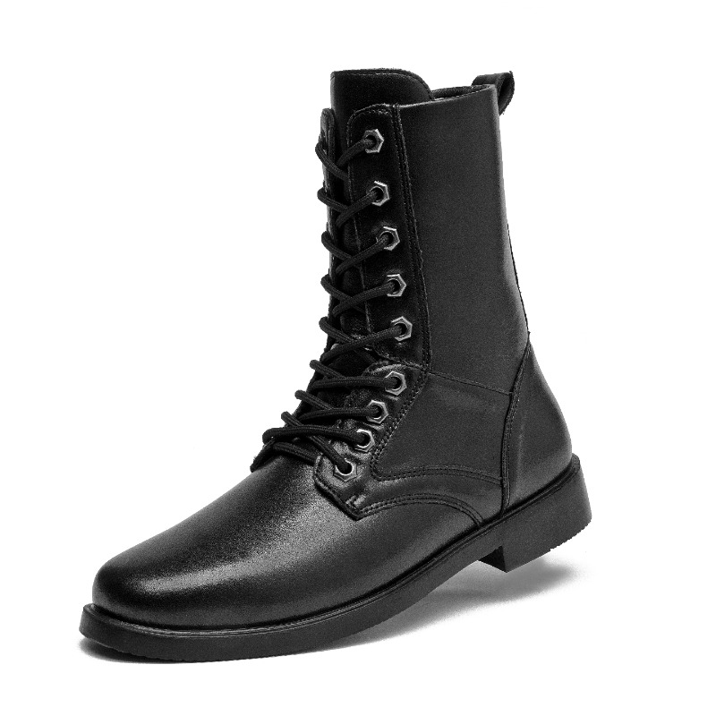 Bottes en cuir à tige haute, b - Men'S Shoes Low Top avis et prix