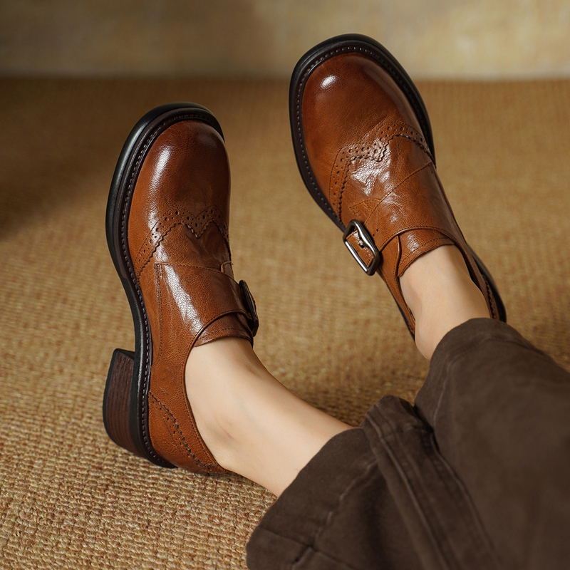Nouvelles Chaussures Brogue à  - Oxford Brogue Leather avis et prix