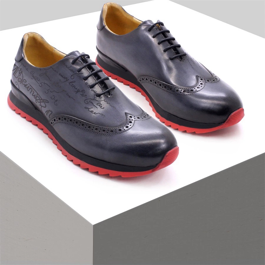 Baskets Oxford de luxe en cuir - Oxford Brogue Leather avis et prix