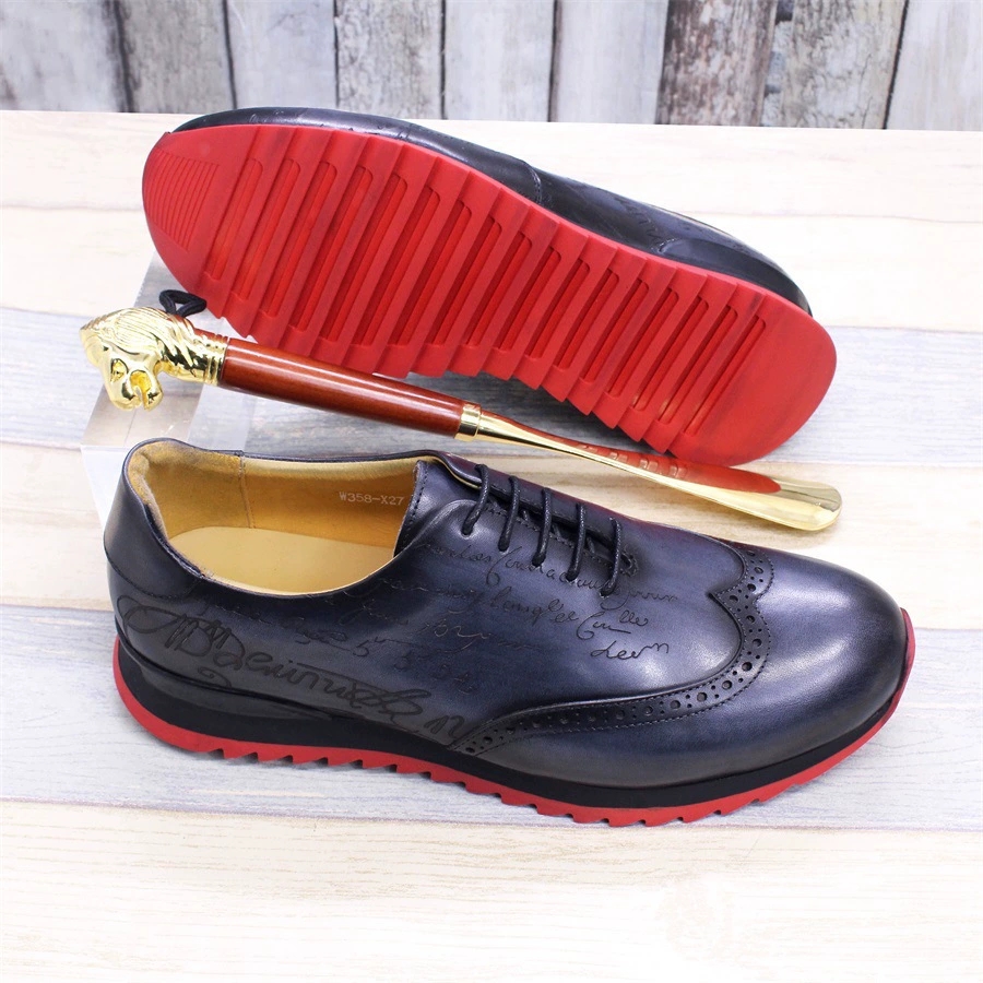 Baskets Oxford de luxe en cuir - Oxford Brogue Leather avis et prix