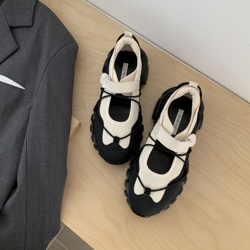Chaussures Mary Jane sportives - Men Shoes Velcro avis et prix