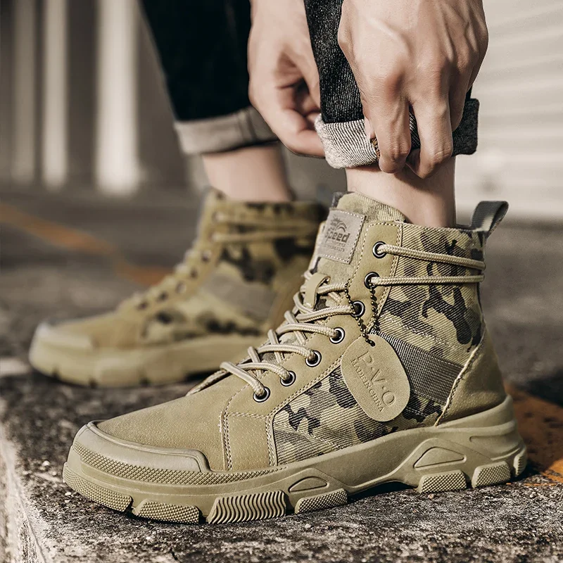 Bottes hautes pour hommes, cha - Men'S Shoes Low Top avis et prix