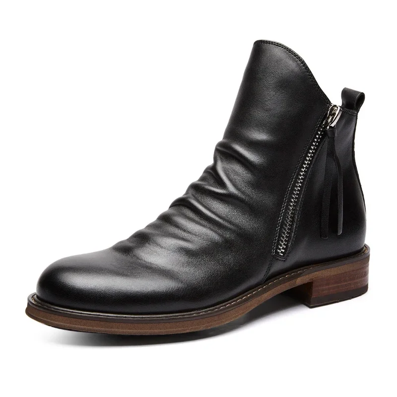 Bottines Chelsea en cuir pour  - Men'S Shoes Low Top avis et prix
