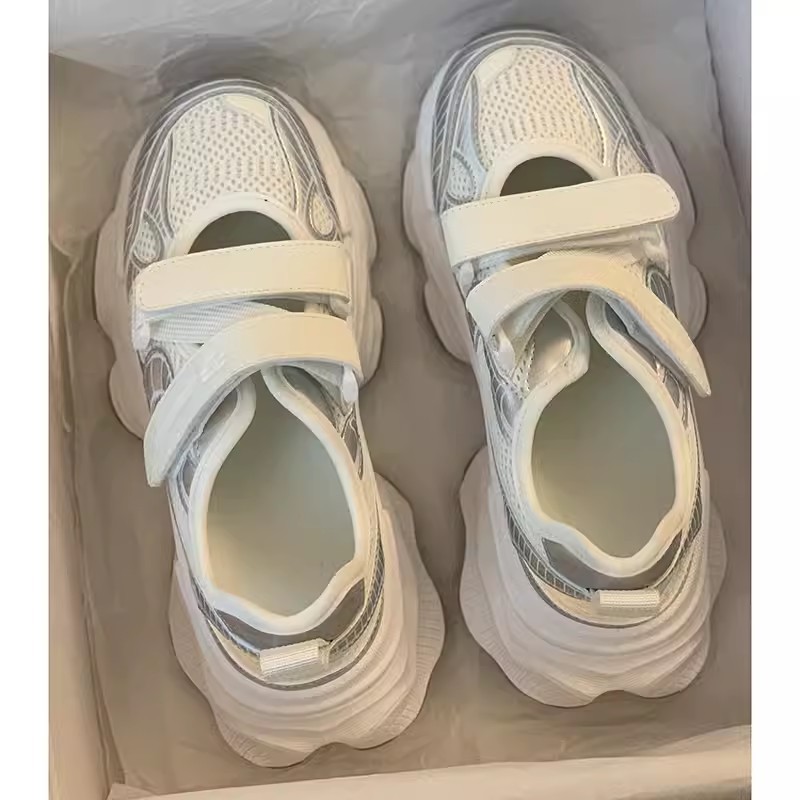Sandales plateforme métallique - Velcro Strap Sandal avis et prix