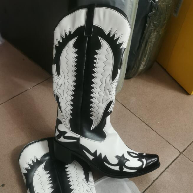 Nouvelles Bottes de Cowboy pou - Men Shoes Size 46 avis et prix