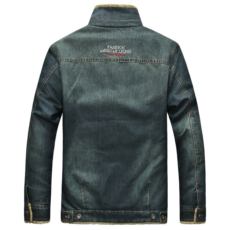 Hiver hommes Denim vestes homm - Men'S Shoes With Jeans avis et prix
