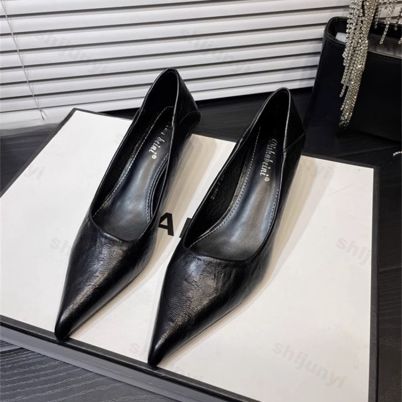 Femmes talons hauts en cuir ve - Dress Shoe Pointed avis et prix