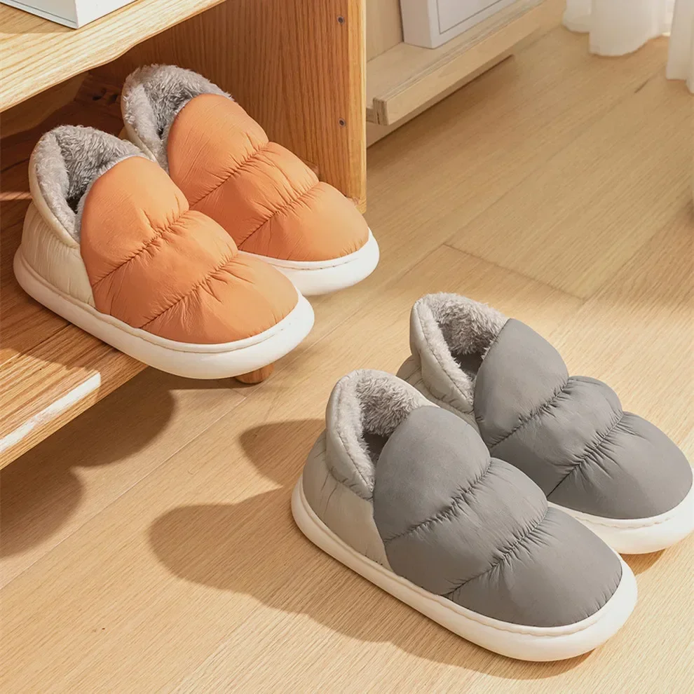 Pantoufles d'hiver en tissu im - Men Shoes Style avis et prix