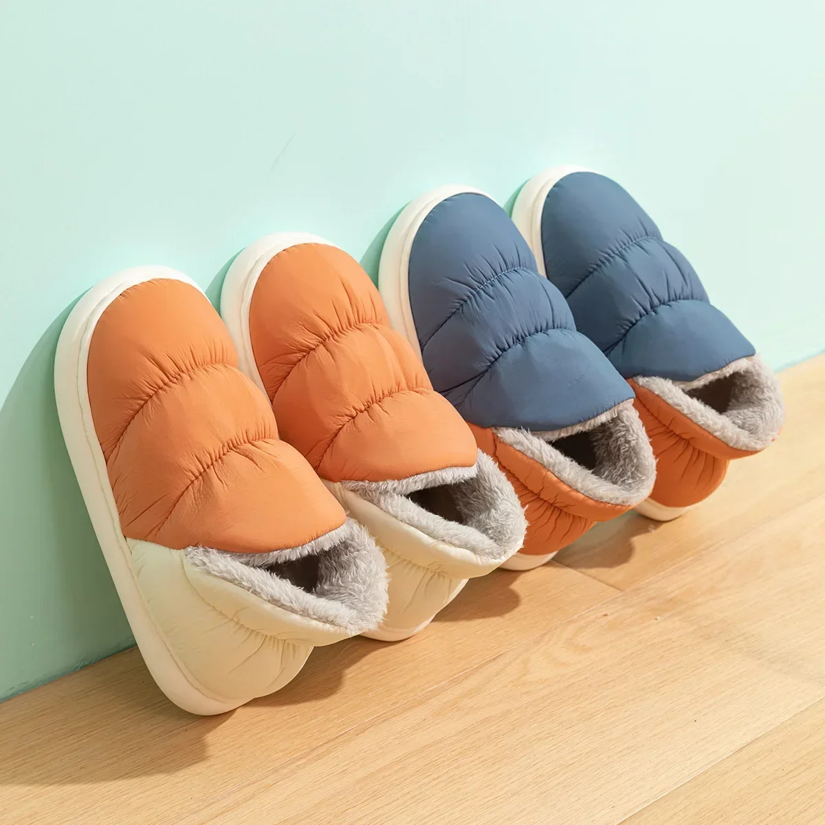 Pantoufles d'hiver en tissu im - Men Shoes Style avis et prix