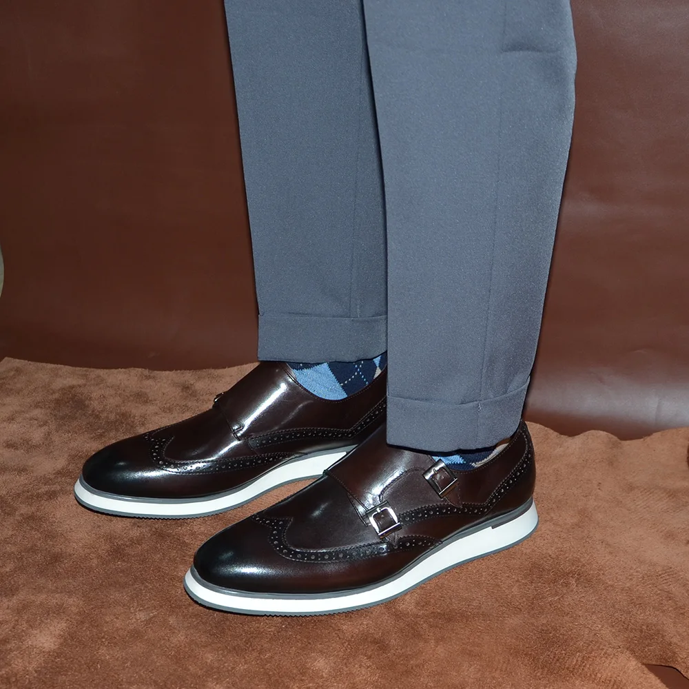 Chaussures de luxe européennes - Oxford Brogue Leather avis et prix