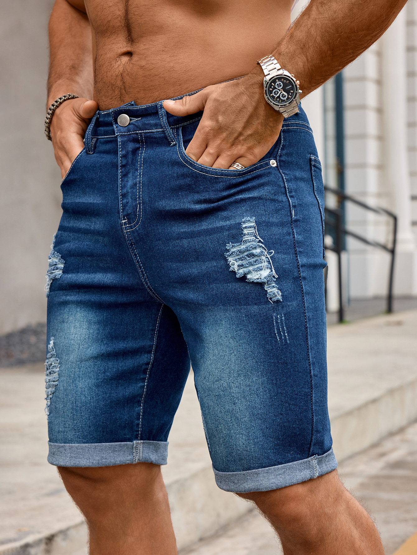 Pantalon en jean pour homme, d - Men'S Shoes With Jeans avis et prix