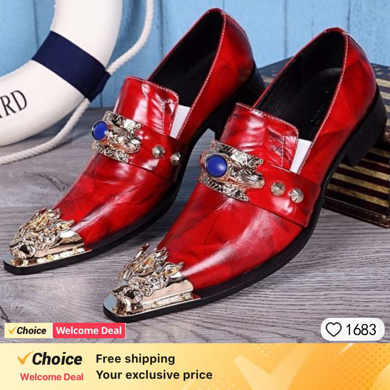 Chaussures provoqué en cuir po - Oxford Brogue Leather avis et prix
