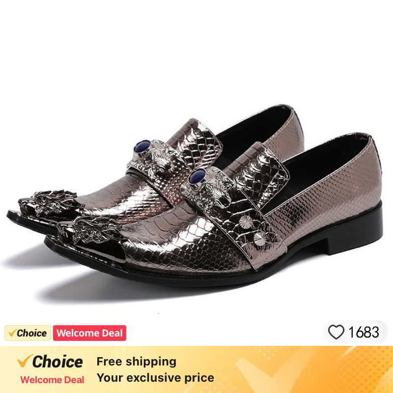 Chaussures provoqué en cuir po - Oxford Brogue Leather avis et prix