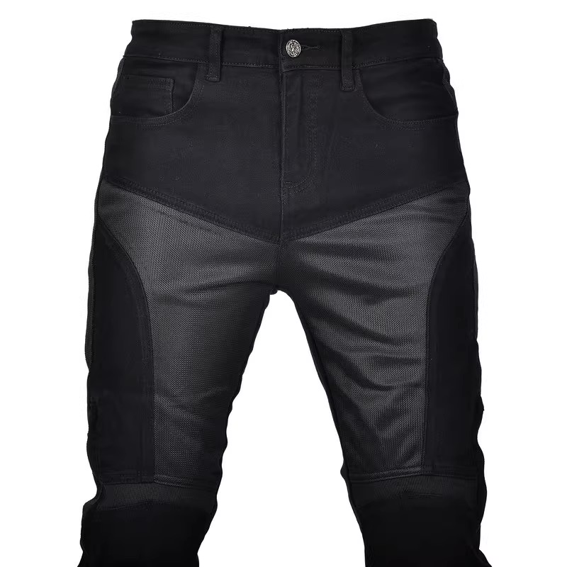 Jeans d'équitation de moto en  - Men'S Shoes With Jeans avis et prix
